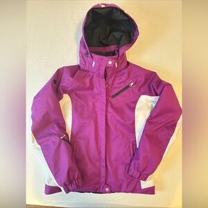 Descente Women’s Snowboard Jacket Size 10 With removable hood